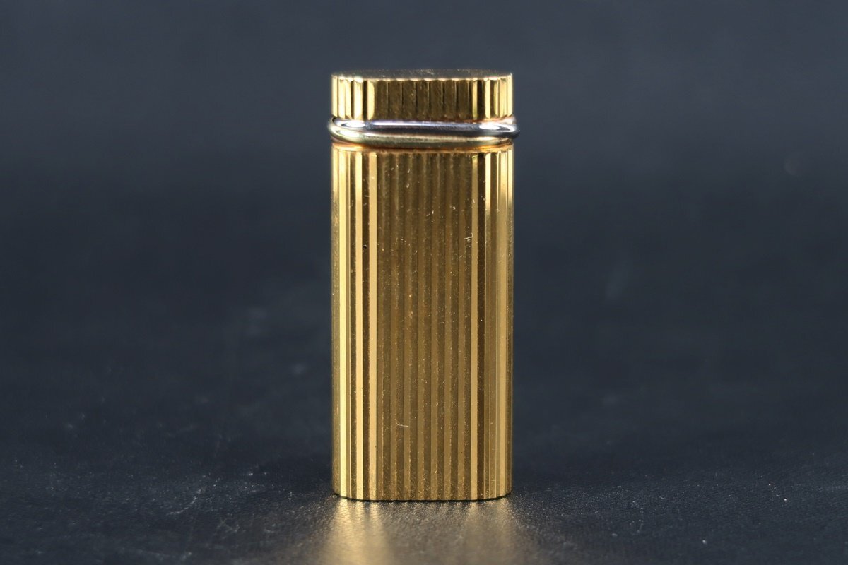 【美品】Cartier カルティエ トリニティ 高級ガスライター 喫煙具 ブランド小物 着火確認済み【OY58】の画像2