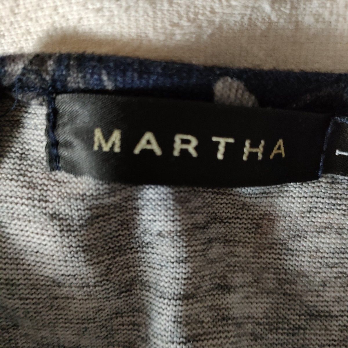 MARTHA 花柄ストレッチ ワンピース