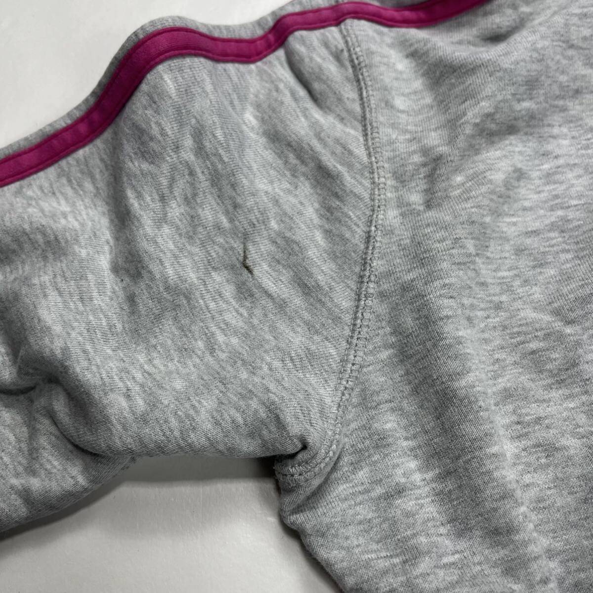 adidas neo Adidas Neo Zip Parker f-ti- jersey s Lee stripe sport gray / pink M