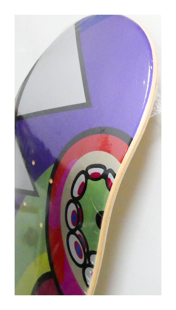 祥【真作】村上隆「ComplexCon Skate Deck」スケートボード 現代アート 人気作家 飾って楽しいポップな作品！ ギザ歯【ギャラリー】の画像6