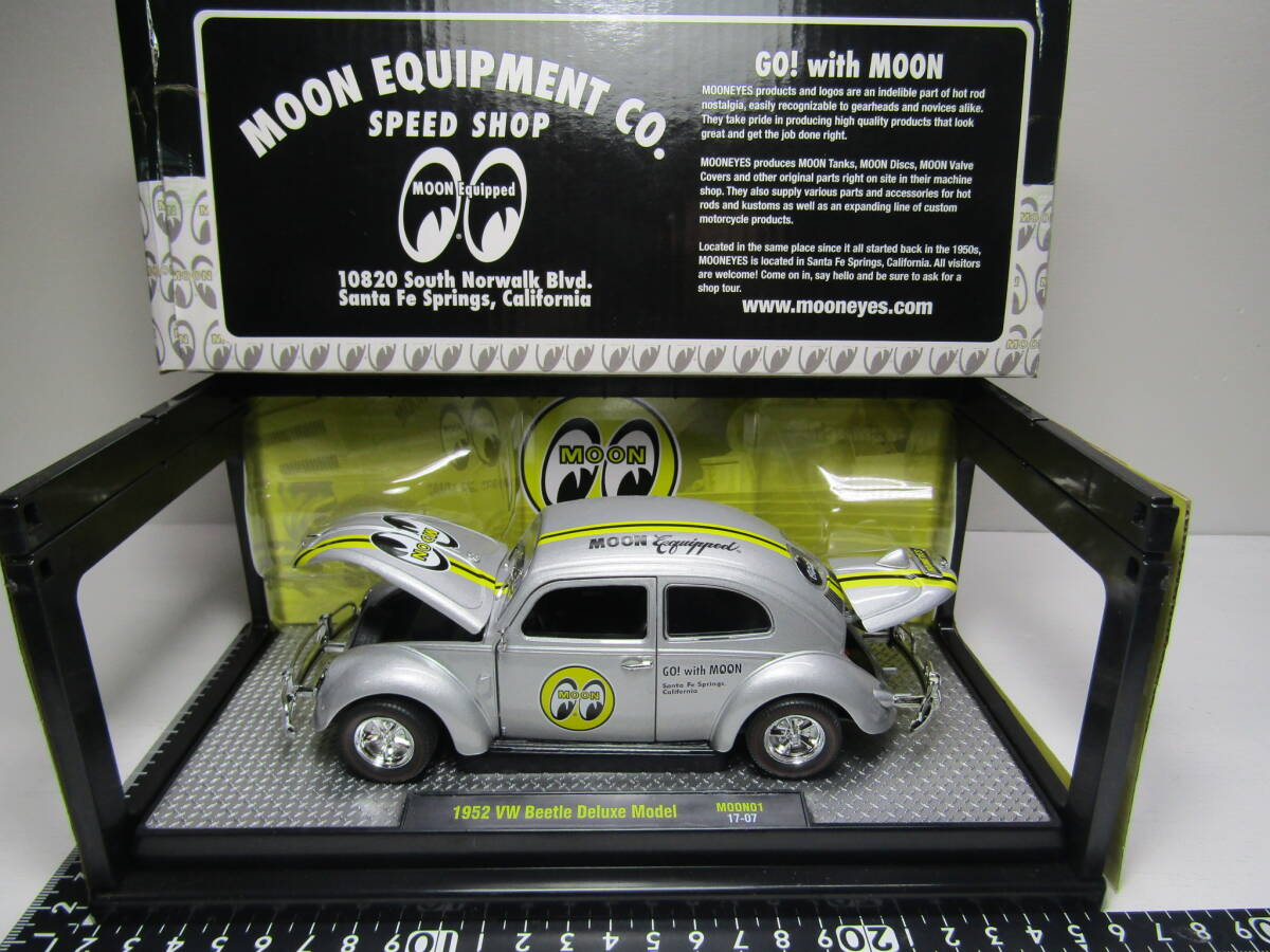 MOON Equipped 1/24 VW ムーン M2 Machines限定 スプリット ウインドー フォルクスワーゲン FLAT4 1952 タイプ1 1of3000pcs 2017製 Beetle_画像9