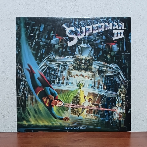LP/ 映画「スーパーマン3 / SUPERMAN Ⅲ」ライナーノーツ付 / ジョン・ウィリアムス　ジョルジオ・モルダー_画像1