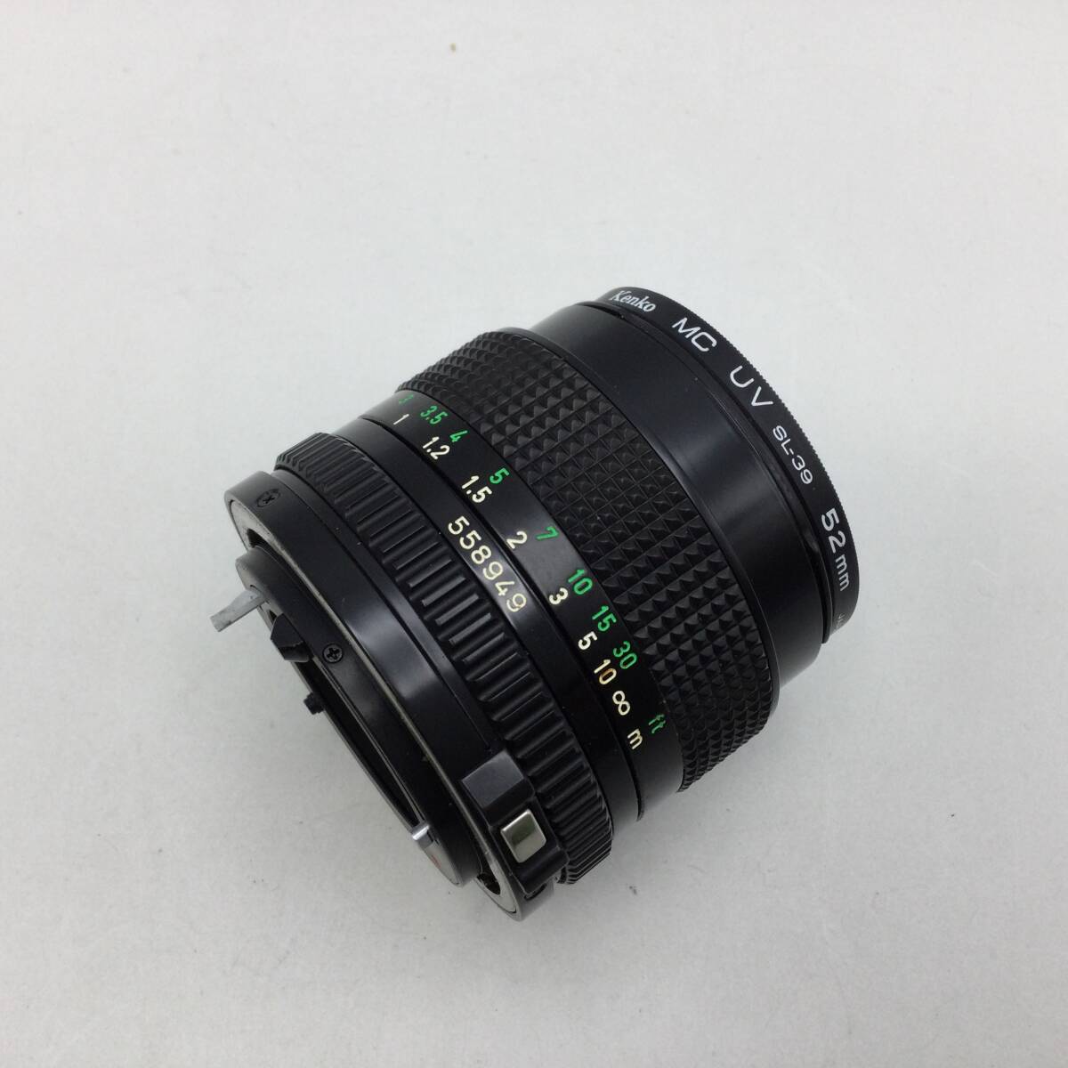 F19*[ operation / precision not yet verification ]Canon LENS FD 50mm 1:1.4 Canon camera lens accessory attaching present condition goods junk *