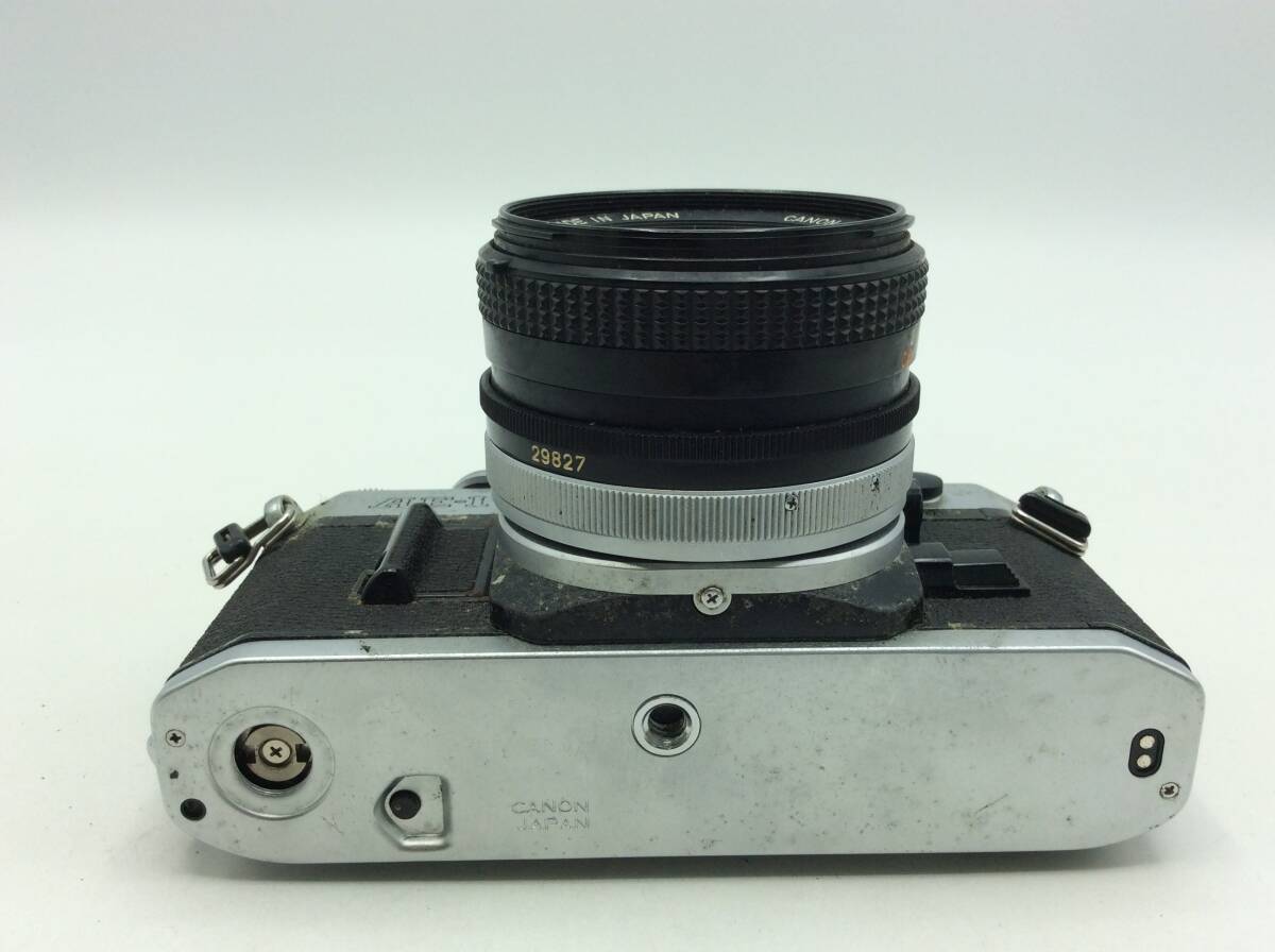 G84◇【動作/精度未確認】CANON キヤノン AE-1 一眼レフ フィルムカメラ FD 50mm 1：1.8 S.C. 現状品 ジャンク品 ◇_画像4