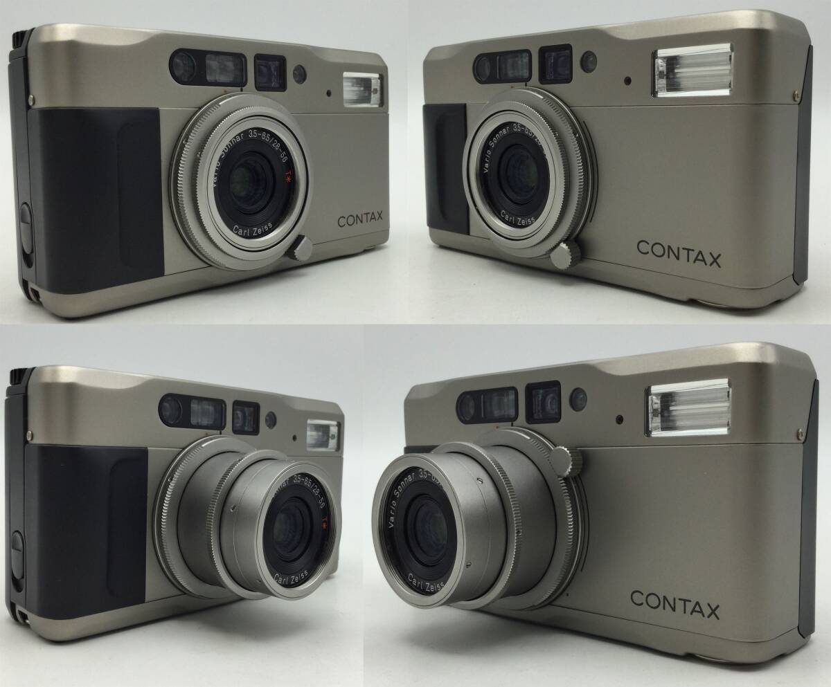 G161●【動作/精度未確認】コンタックス CONTAX TVS 28-56 3.5-6.5 T＊ コンパクト フィルムカメラ ジャンク 現状品 ●の画像3