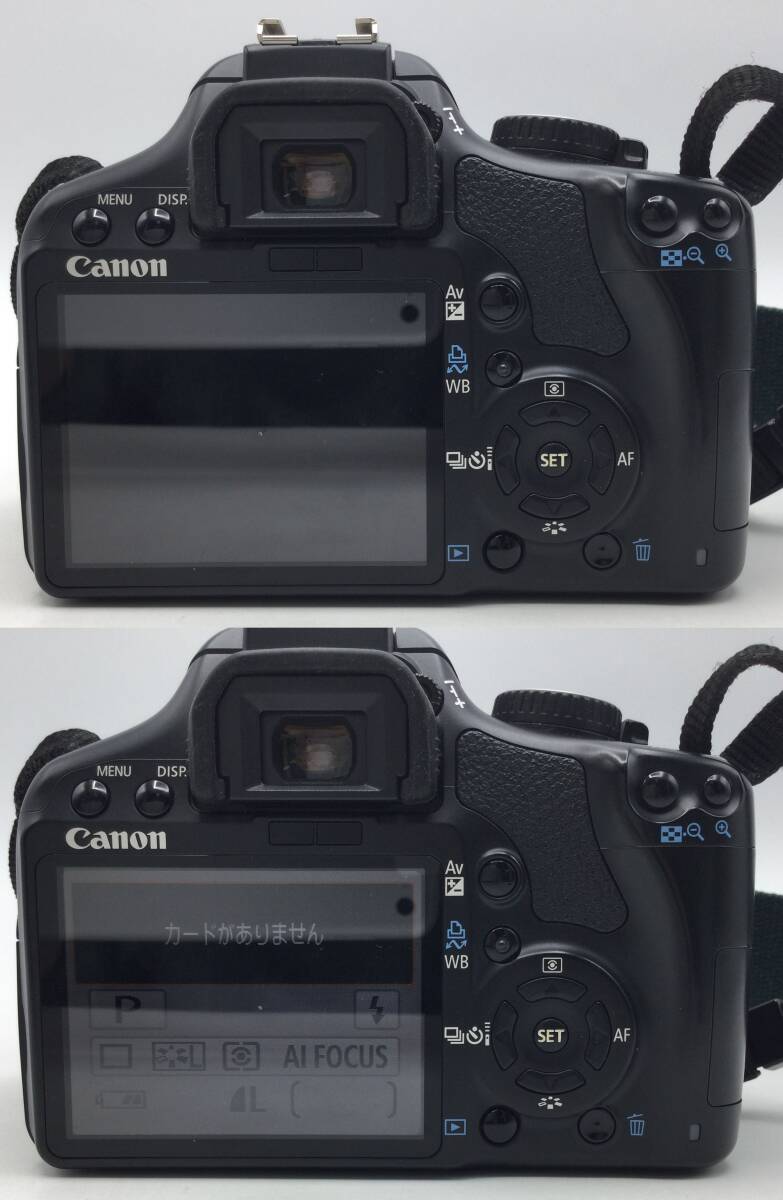 S15◇【通電のみ確認】Canon EOS Kiss X2 DS126181/CANON ZOOM LENS 18-55mm 1:3.5-5.6 Ⅱキャノン デジタル一眼 現状品 ジャンク品 ◇ の画像4