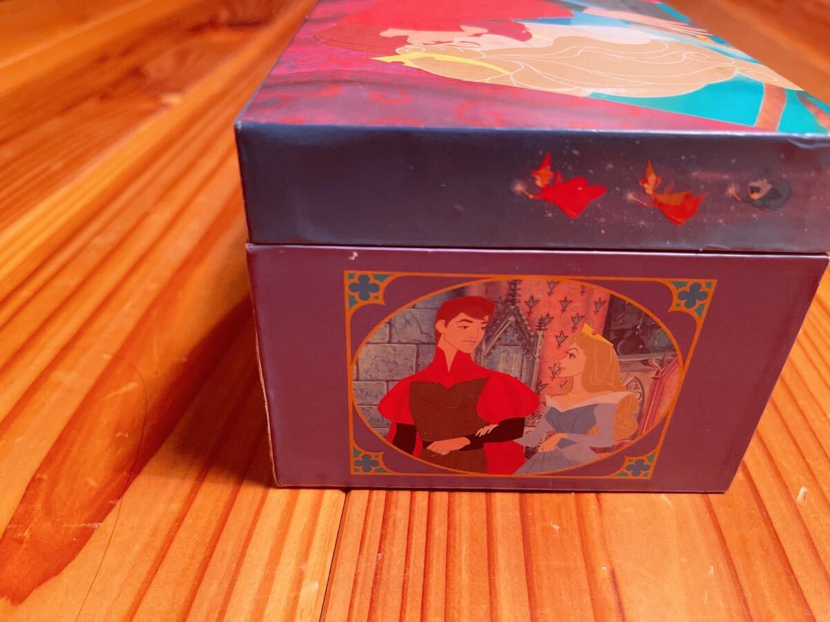ジュエリーボックス 小物入れ 宝石箱 アンティーク レトロ オルゴール 木製 ディズニー Disney 眠れる森の美女_画像5
