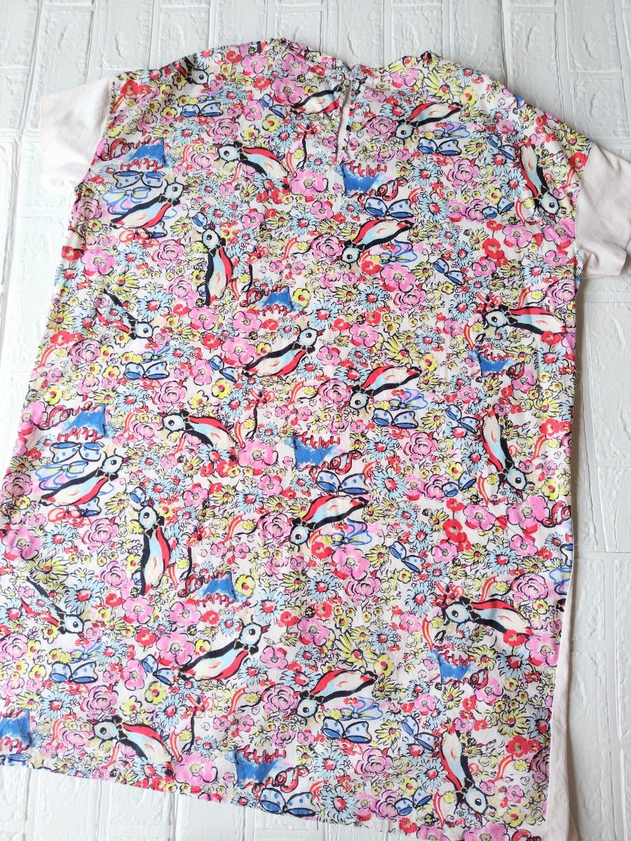 【中古品】☆ツモリチサト☆  LOVE HAPPY バード  ＊ワンピース ＊チュニック  ☆TSUMORI CHISATO☆