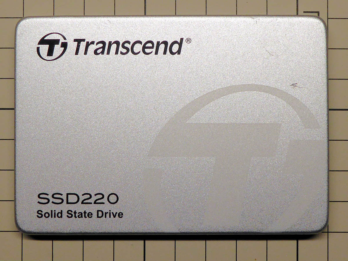Transcend/SSD220/TS240GSSD220S/240GB/100H//中古良品の画像1