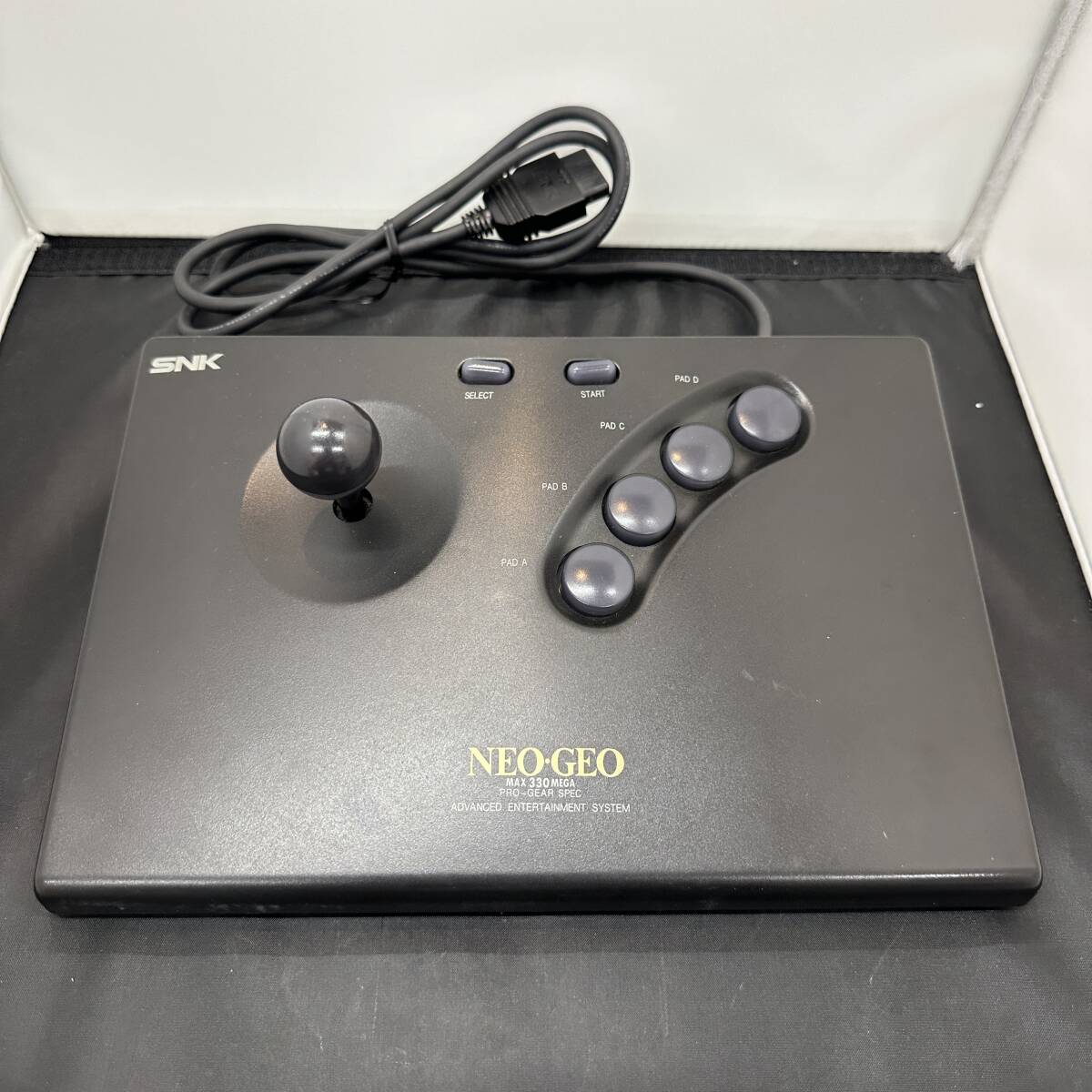 ☆★H1649【動作未確認・送料込み】SNK NEO・GEO ネオジオ 本体 NEO-0 & スティックコントローラー セット MAX 330 MEGA PRO-GEAR SPECの画像4