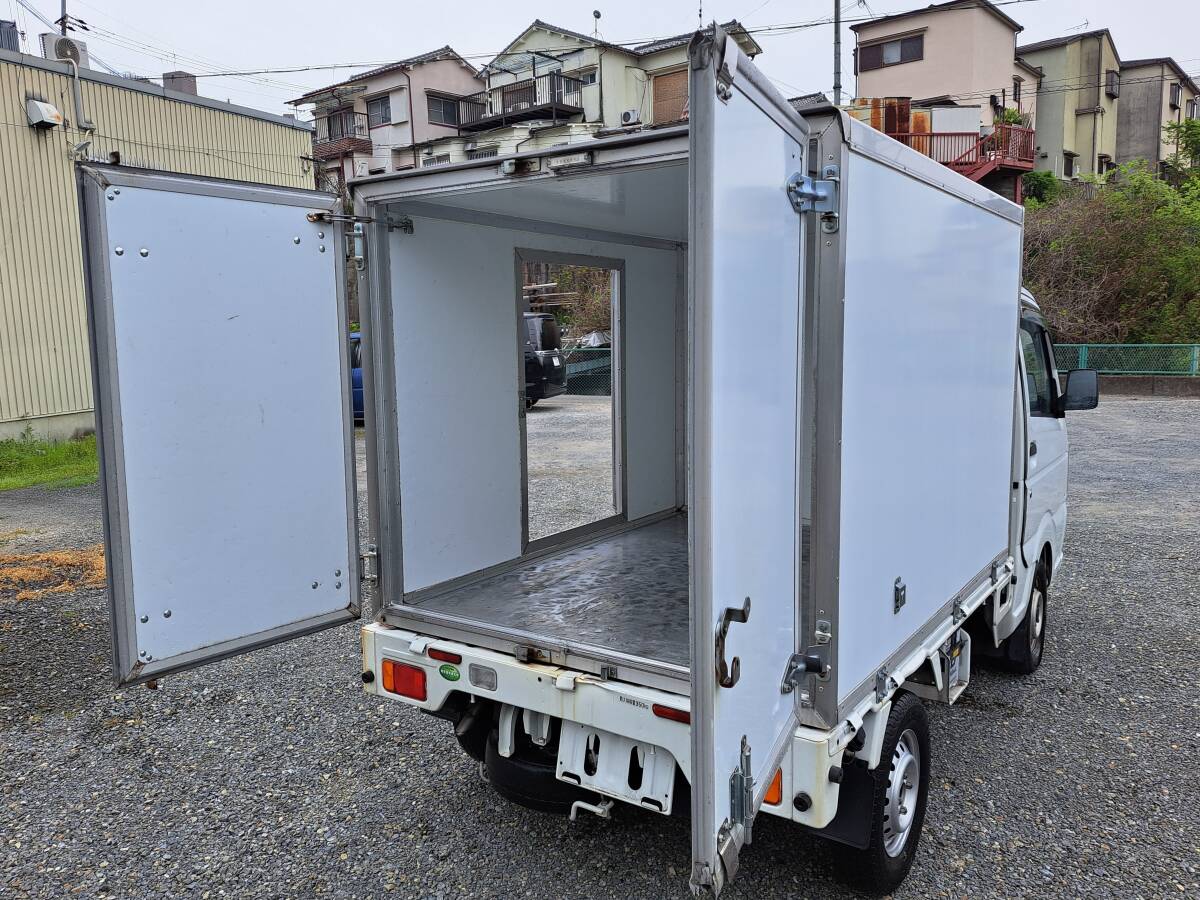 ☆大阪☆東洋ブラザー製 保冷庫 倉庫 トレーラー 軽配送車 キャリィトラック DA16T  鍵 金具あり 引き取り限定の画像1