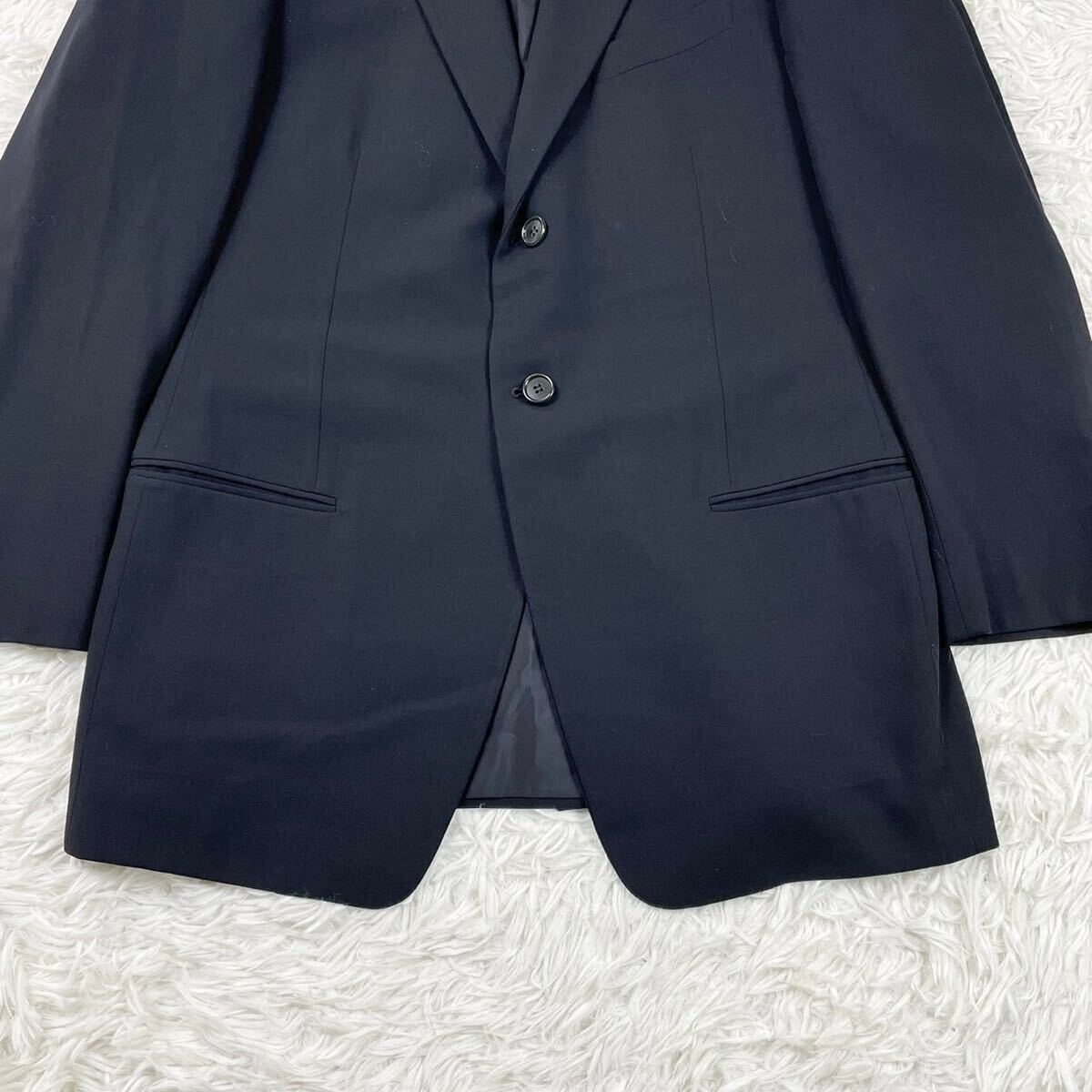  превосходный товар редкий размер XLjoru geo Armani tailored jacket BORGO21 действующий товар темно-синий темно-синий высший класс GIORGIO ARMANI формальный чёрный бирка 