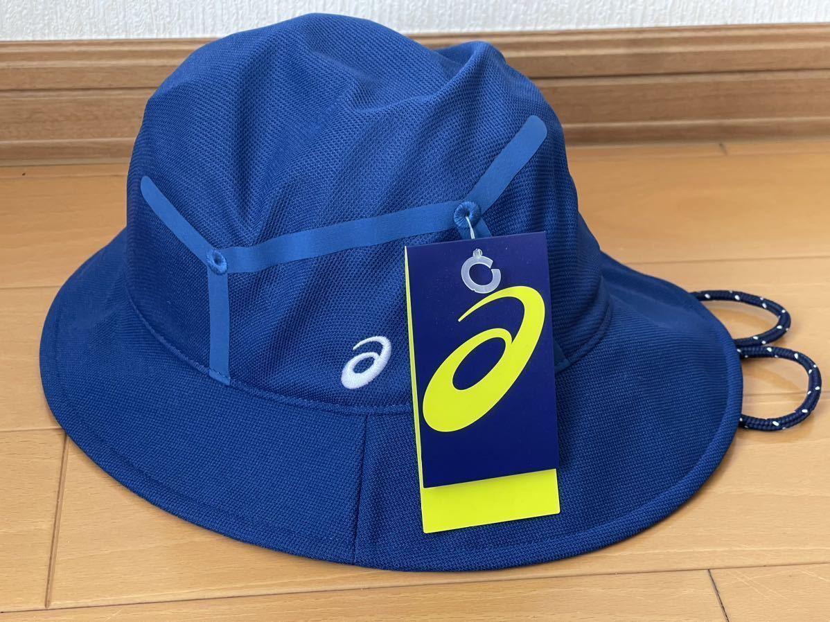 数9 即決 東京オリンピック2020 ボランティア ユニフォーム アシックス パラリンピック TOKYO2020 ハット 帽子 サイズM 新品の画像1