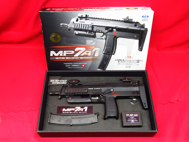 東京マルイ MP7A1 ガスブローバック サブマシンガン ガスガン Cal.4.6mm×30 説明書・元箱付属 管理6B0401G-D1の画像1