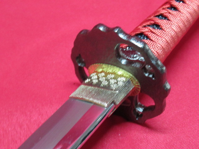 模造刀 居合刀 模擬刀 全長約100cm 刃渡り約75cm 重量約966g 管理6R0127A-G1の画像6