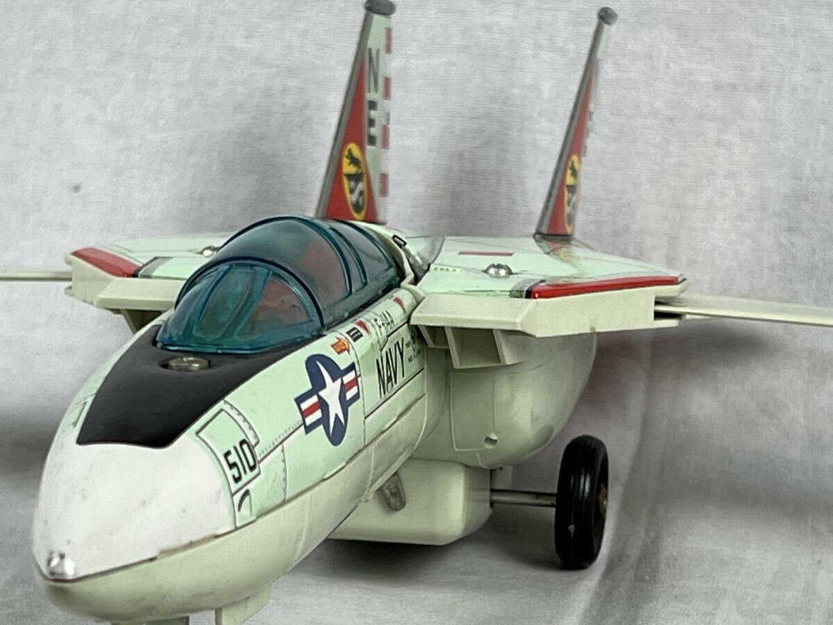 Nomura Toy ★ F-14A Tom Cat ★ Tin Fighter ★ ВМС США ★ Vintage ★ СЛУЧАЕТ