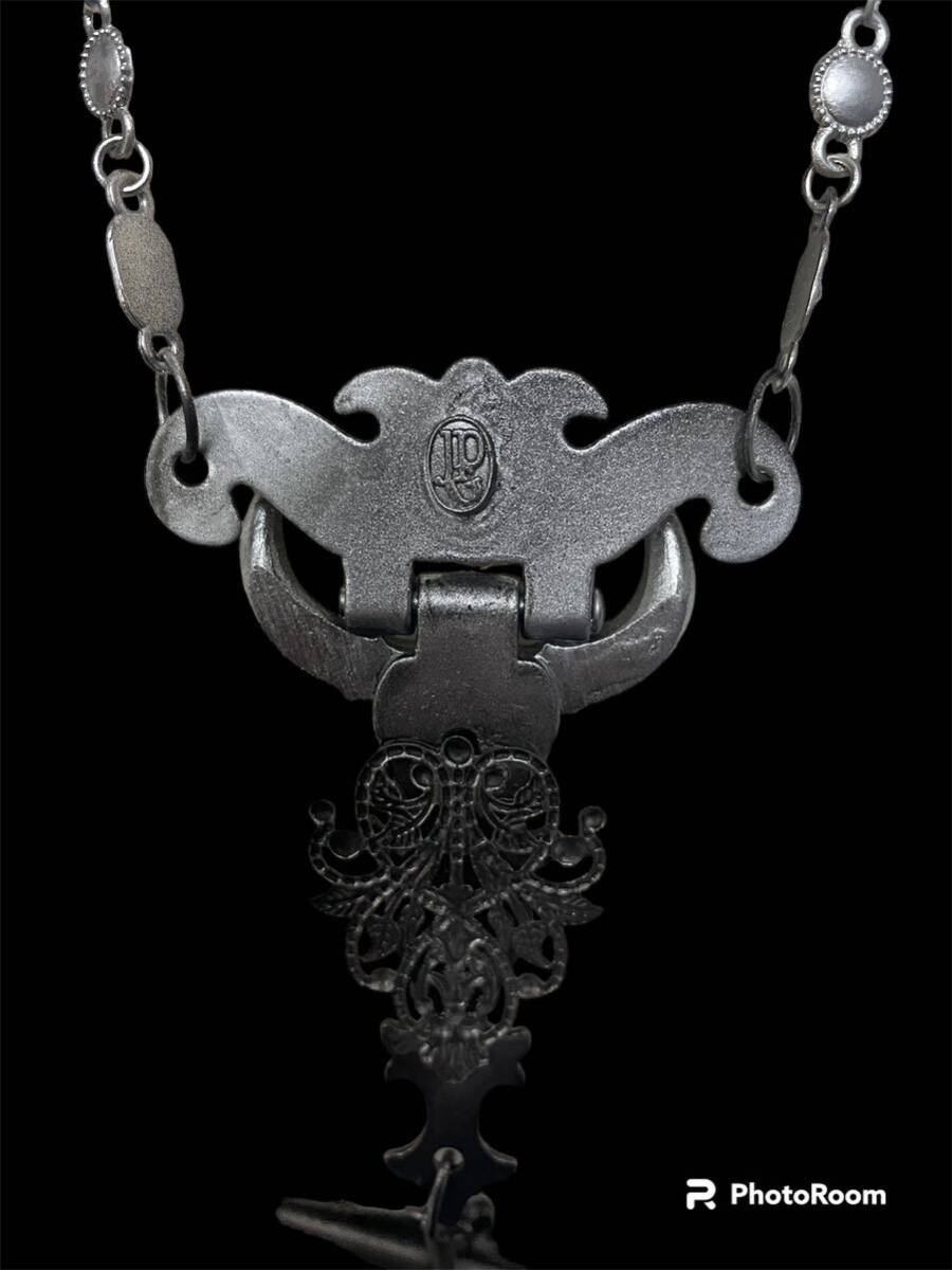 JＰG/ vintage Collection sample BUFFALO cross necklace GAULTIER _画像7