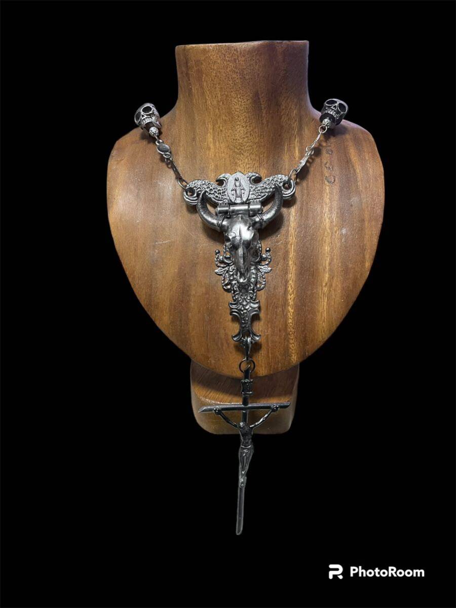 JＰG/ vintage Collection sample BUFFALO cross necklace GAULTIER _画像1