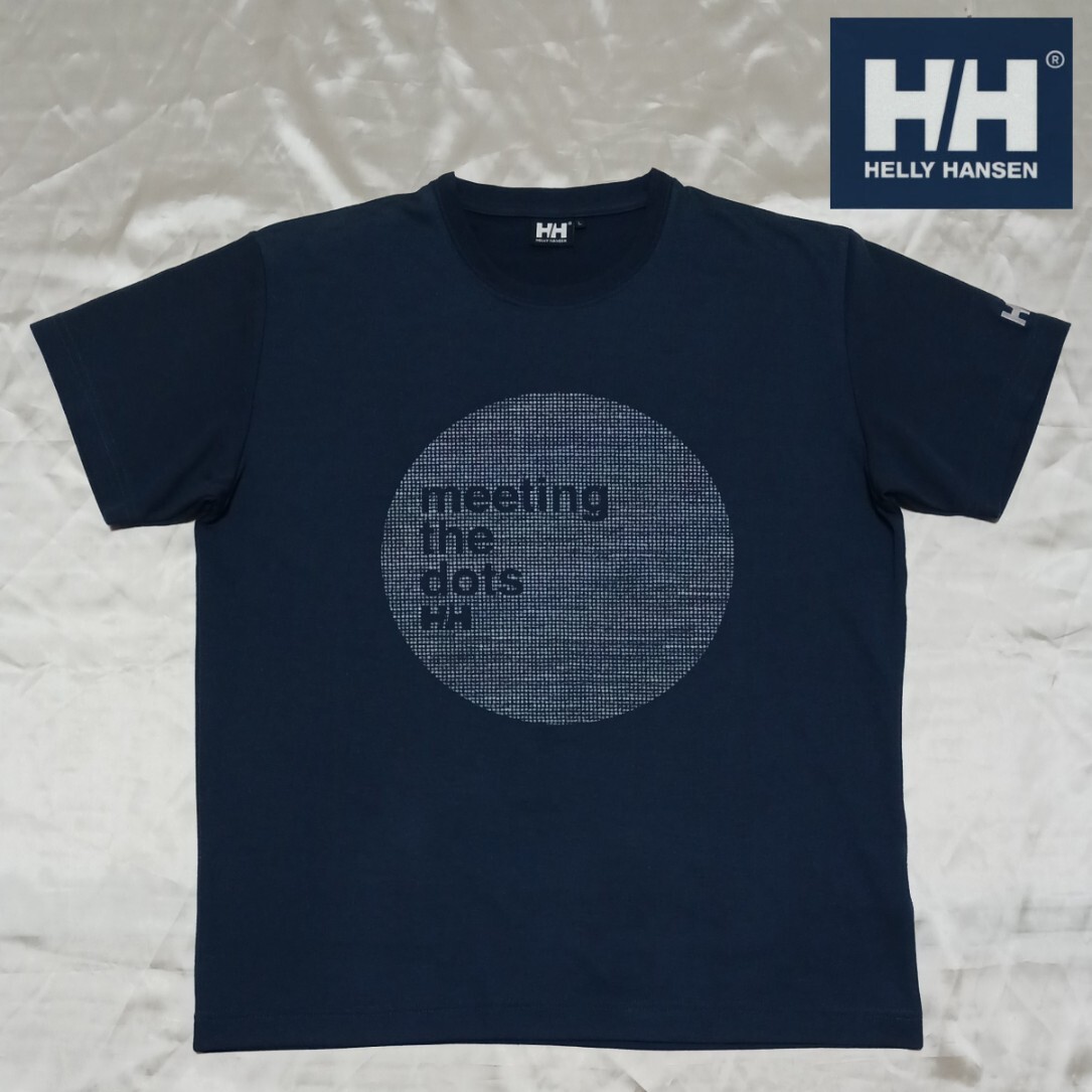 【HELLY HANSEN】ヘリーハンセンのTシャツ(刺繍ロゴマーク入り)の画像1