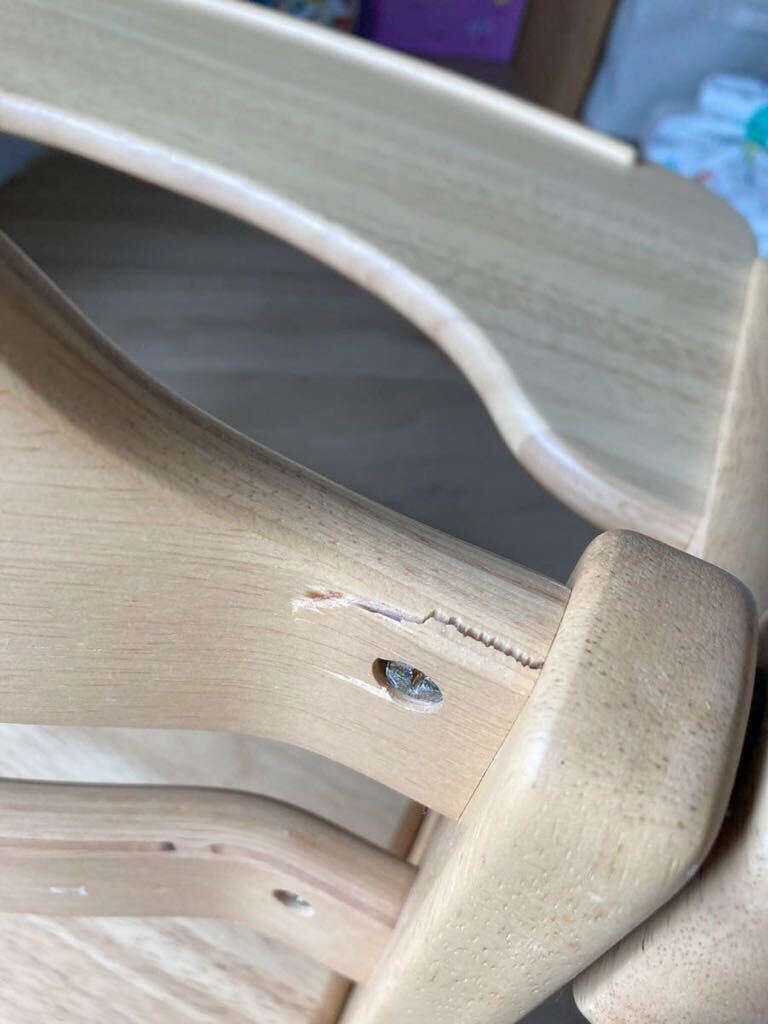 大和屋 ベビーチェア キッズ すくすくローチェア 木製 子供椅子 テーブル+ガード付 ナチュラルの画像4