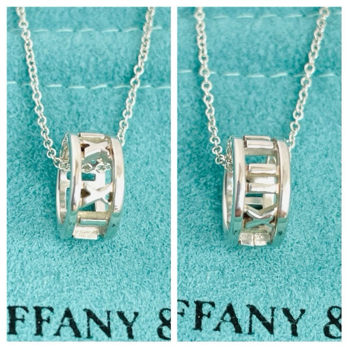 極美品☆Tiffany & Co. ティファニー オープン アトラス シルバー ネックレス SV925 ペンダント アクセサリー