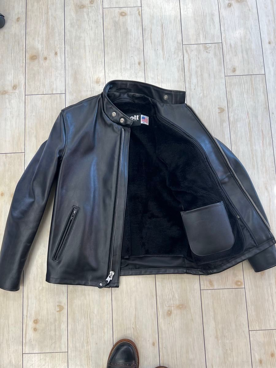 Schott ショット シングルライダース 641 【USAモデル Lサイズ Schott ショット シングルライダース 641 【USAモデル Lサイズ