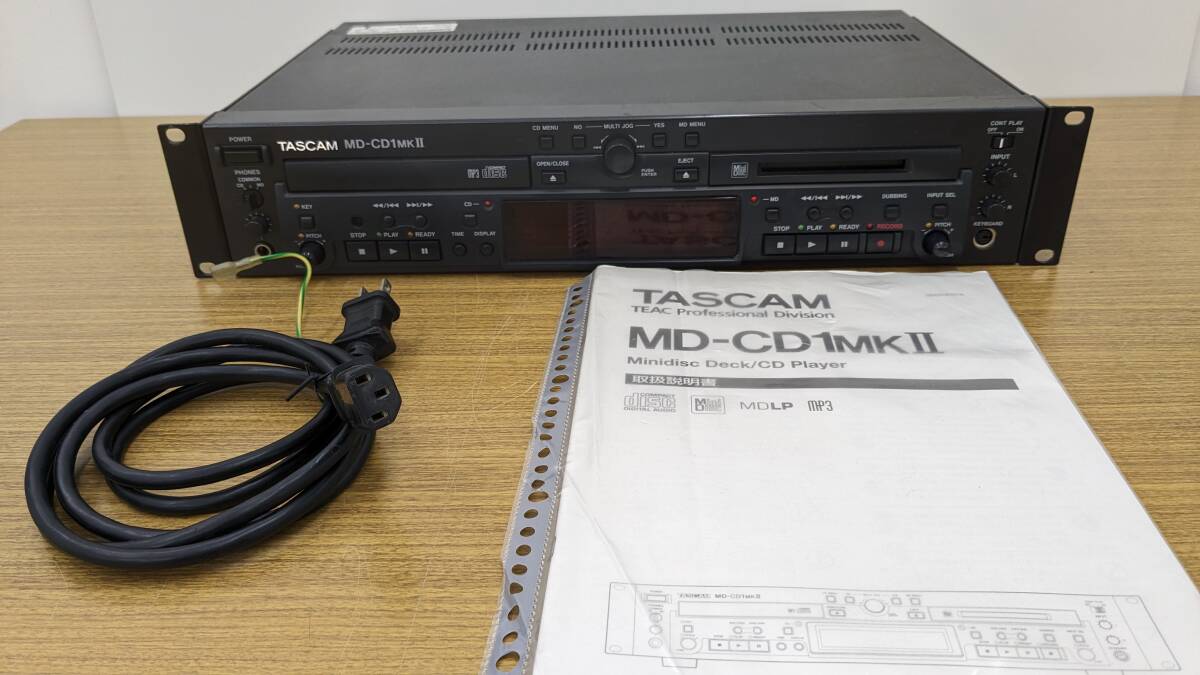 ( operation verification settled ) TASCAM MD-CD1 mkⅡ