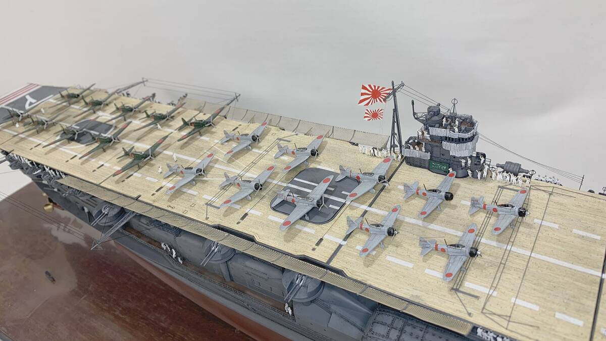  final product 1/350 aviation .. red castle // IJN Aircraft Carrier AKAGI Full build. [Amegraphy]