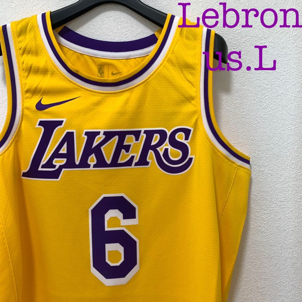 NIKE レブロン ユニフォーム 未使用 NBA ナイキ レイカーズ スウィングマン ジャージ LAKERS_画像1