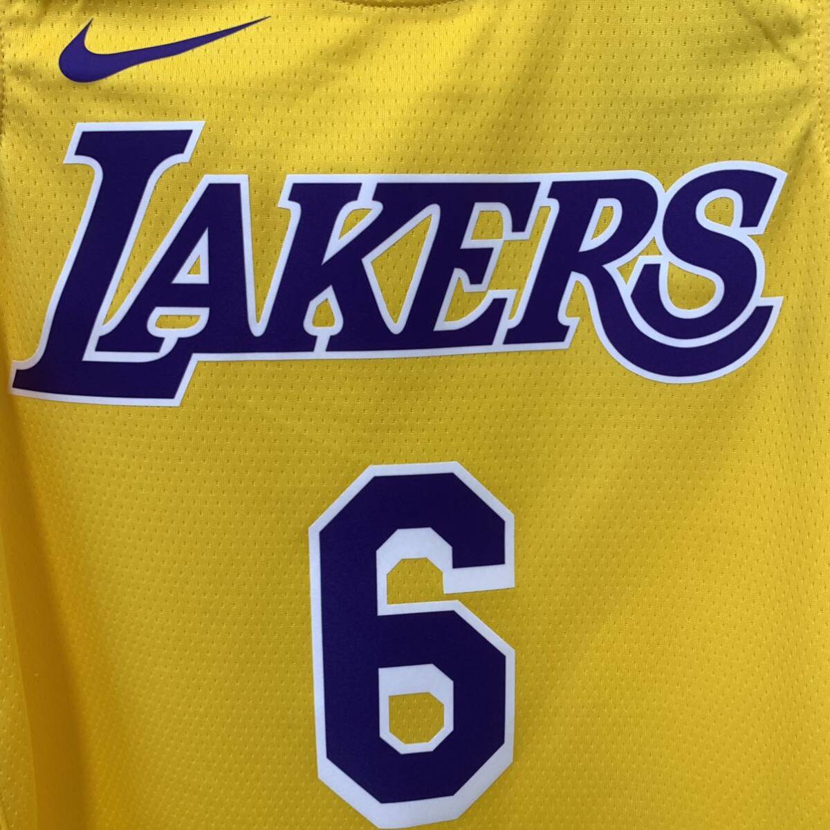 NIKE レブロン ユニフォーム 未使用 NBA ナイキ レイカーズ スウィングマン ジャージ LAKERS_画像4