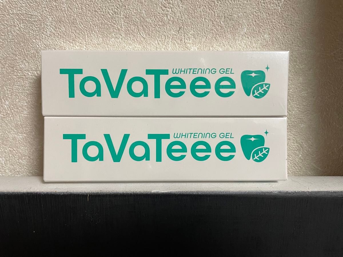 【新品・未開封】TavaTeee タバティー タヴァティー 歯磨きジェル 歯磨き粉 ホワイトニングジェル　2本セット