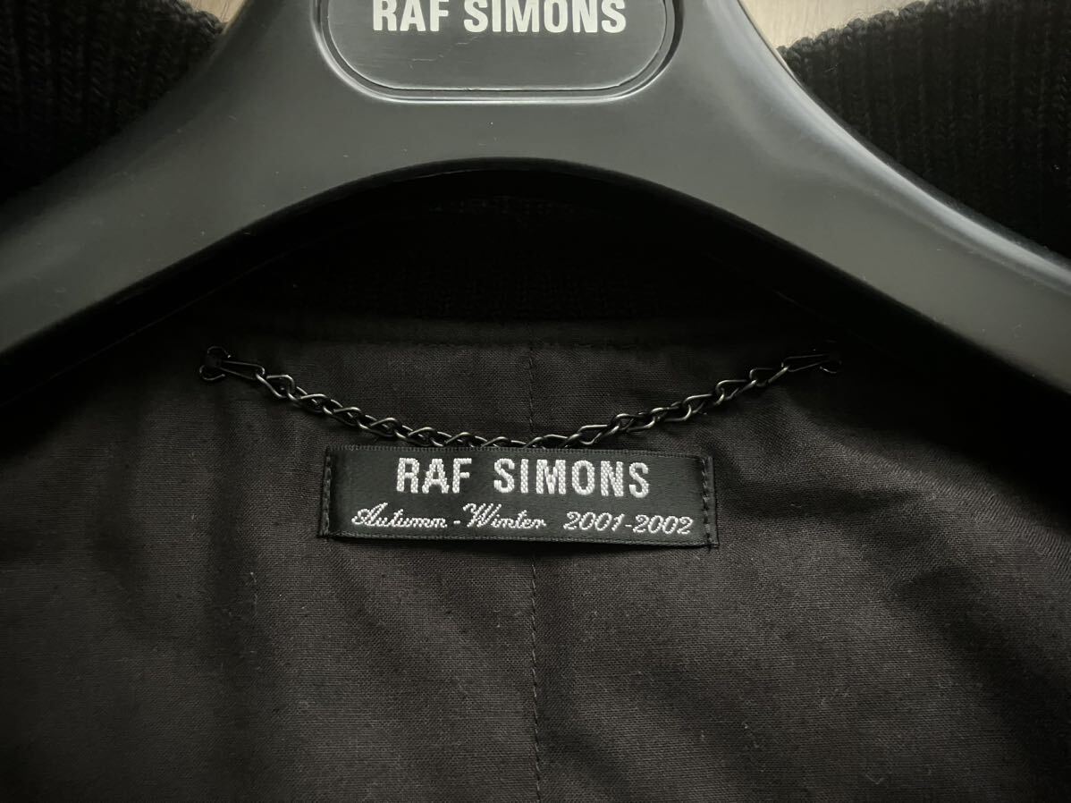 初期 raf simons ラフシモンズ 2001 AW Riot ma-1 ブルゾン 2002 ミリタリー ジャケット 古着 アーカイブ ジップの画像7