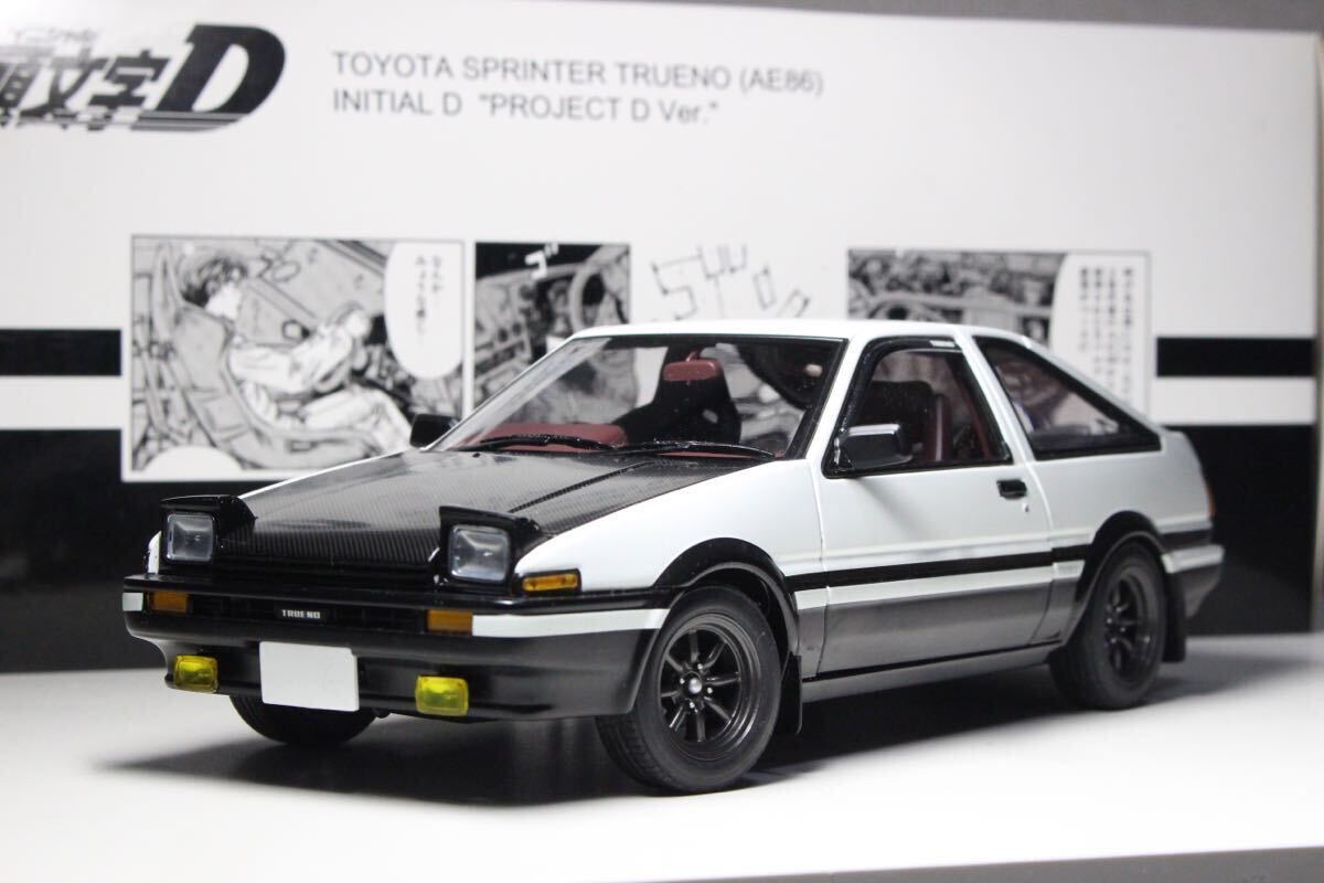 1/18 AUTOart Toyota Trueno AE86 Initial D PROJECT D Ver 1/18 AUTOart Toyota Trueno AE86 Initial D PROJECT D Ver