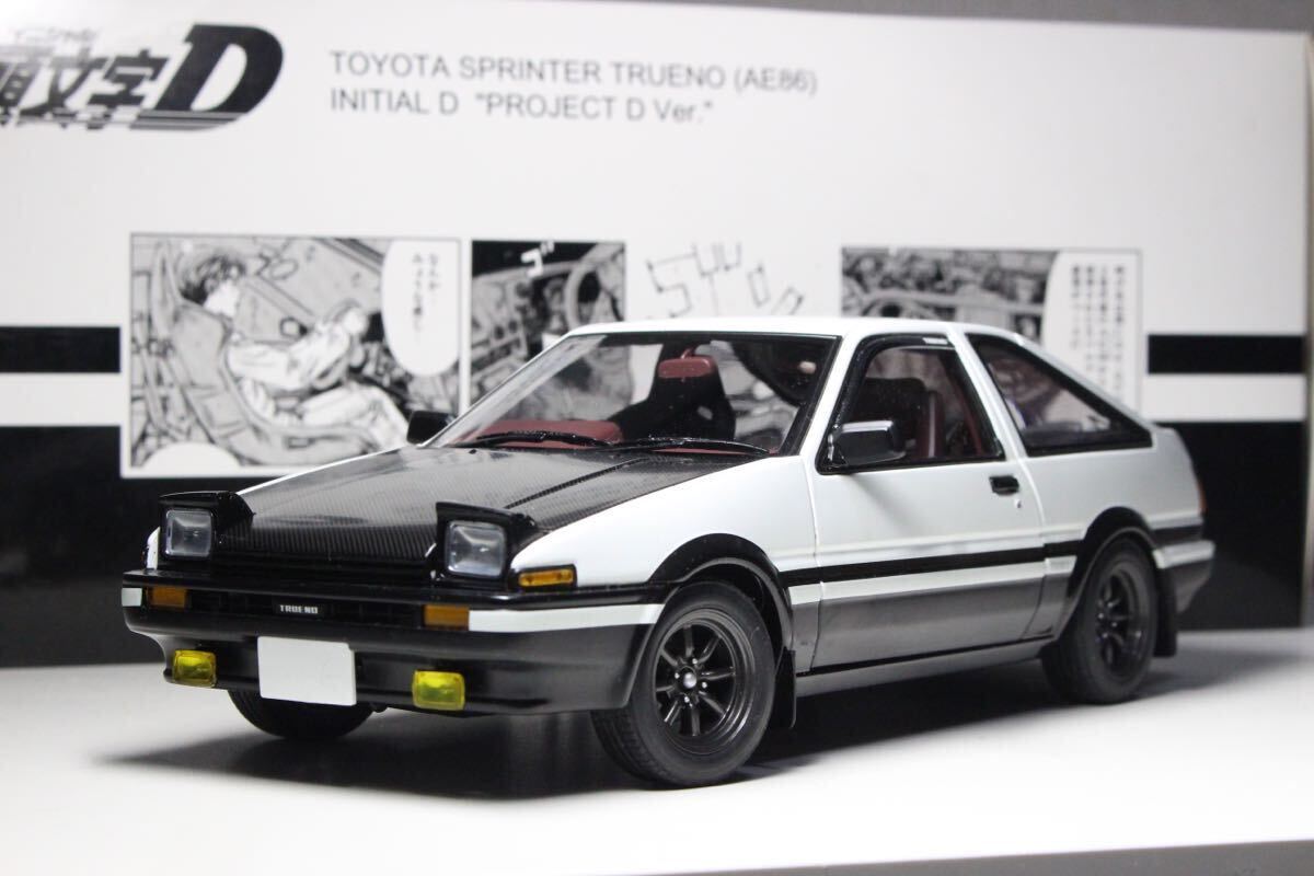 1/18 AUTOart Toyota Trueno AE86 Initial D PROJECT D Ver 78797 トヨタ 86 トレノ イニシャルD プロジェクトD 頭文字D オートアート Aaの画像1