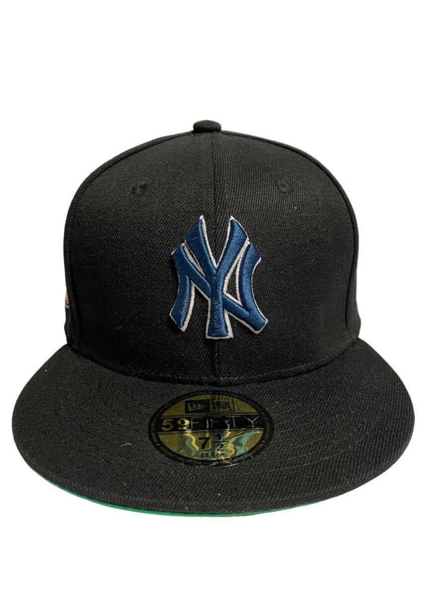 新品ニューエラ 59FIFTY ニューヨークヤンキース59.6cm MLB 100周年アニバーサリー キャップ 帽子 メンズ レディース neweraの画像1