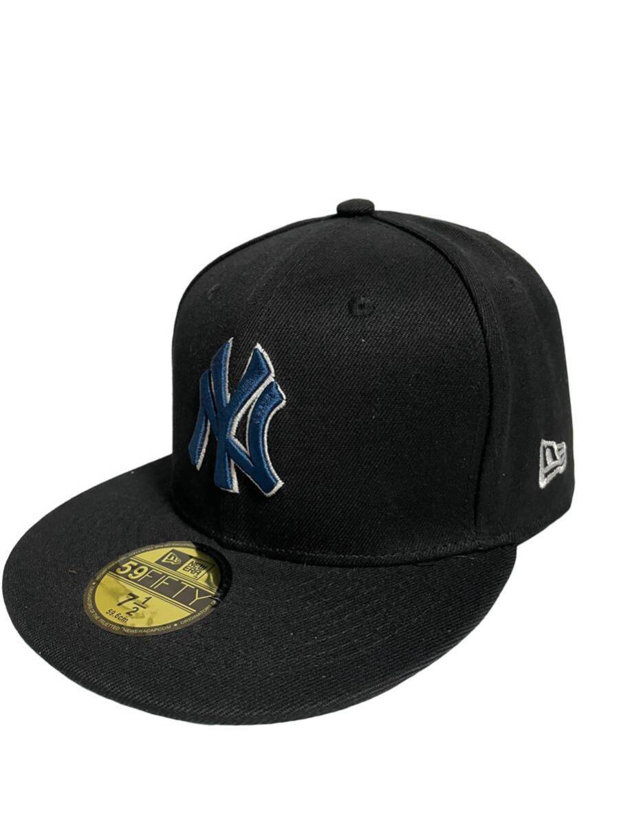 新品ニューエラ 59FIFTY ニューヨークヤンキース59.6cm MLB 100周年アニバーサリー キャップ 帽子 メンズ レディース neweraの画像3