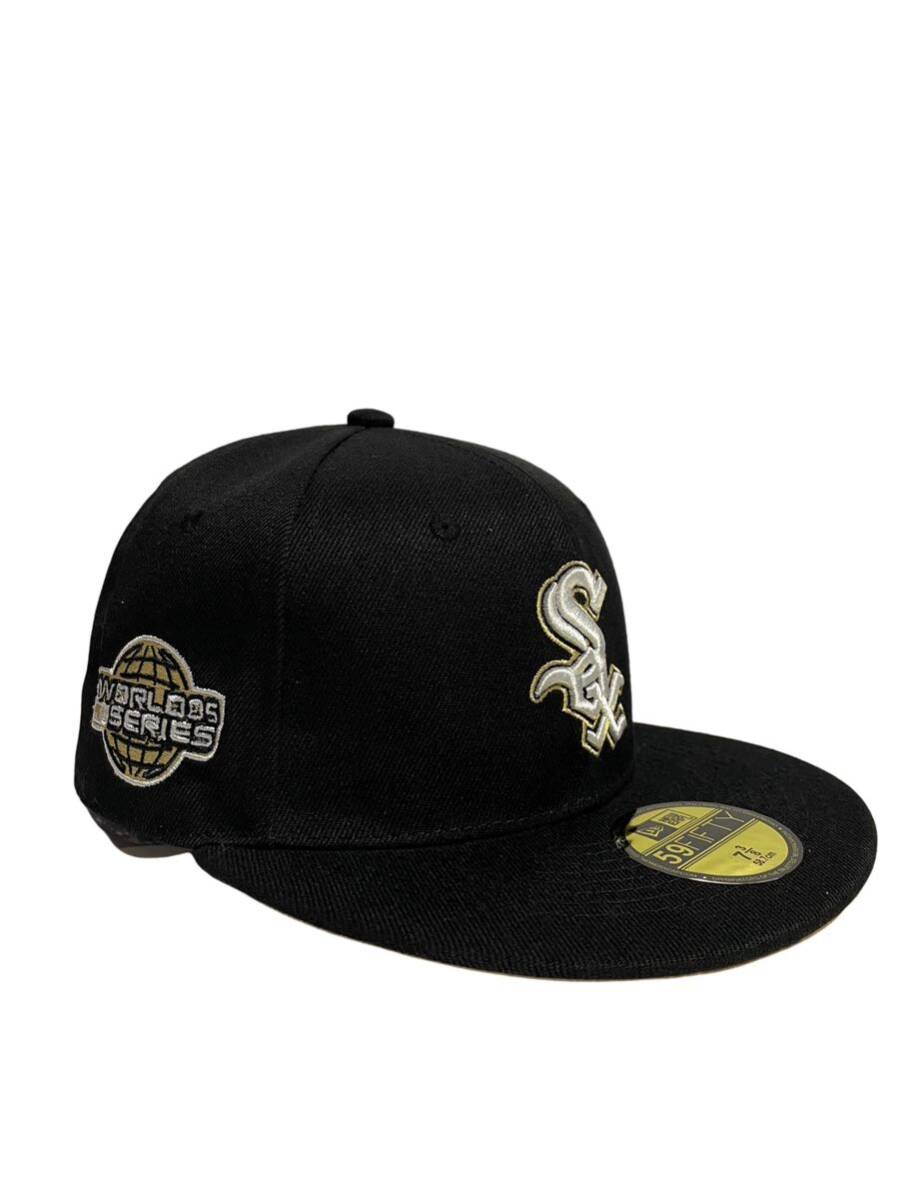 ニューエラ 59FIFTY 7 3/8 58.7cm シカゴホワイトソックス city World series MLB キャップ 帽子 メンズ レディース の画像1