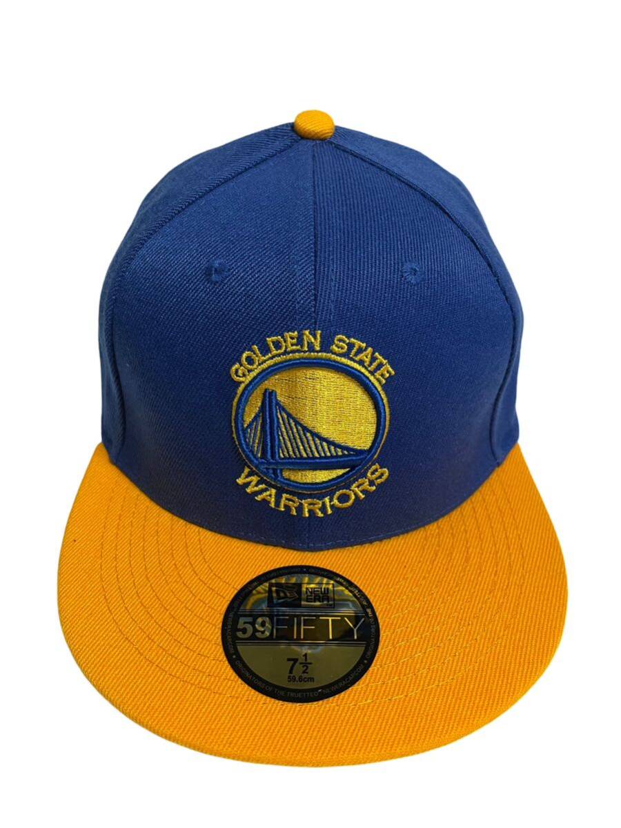 新品 ニューエラ 59.6cmゴールデンステイトウォリアーズ 59FIFTY NBA キャップ 帽子 メンズ レディースの画像4