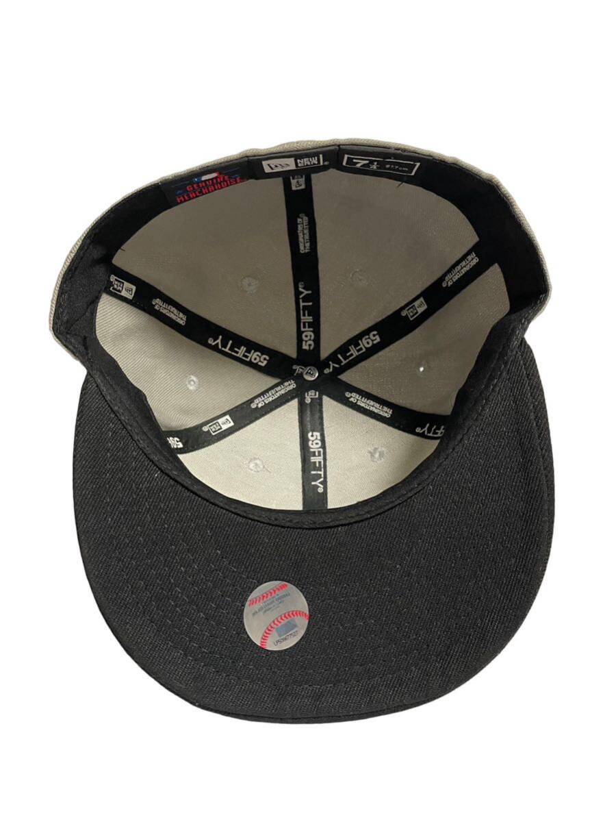 新品ニューエラ 59FIFTY ニューヨークヤンキース57.7cm MLB キャップ 帽子 メンズ レディース neweraの画像5