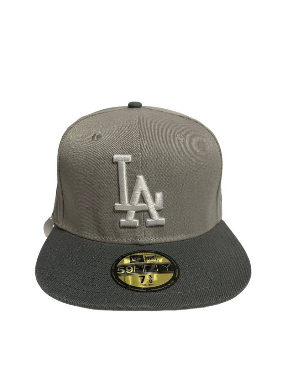 ニューエラ 59FIFTY 7 3/8 58.7cm ロサンゼルス ドジャース MLB キャップ 帽子 メンズ レディース _画像3