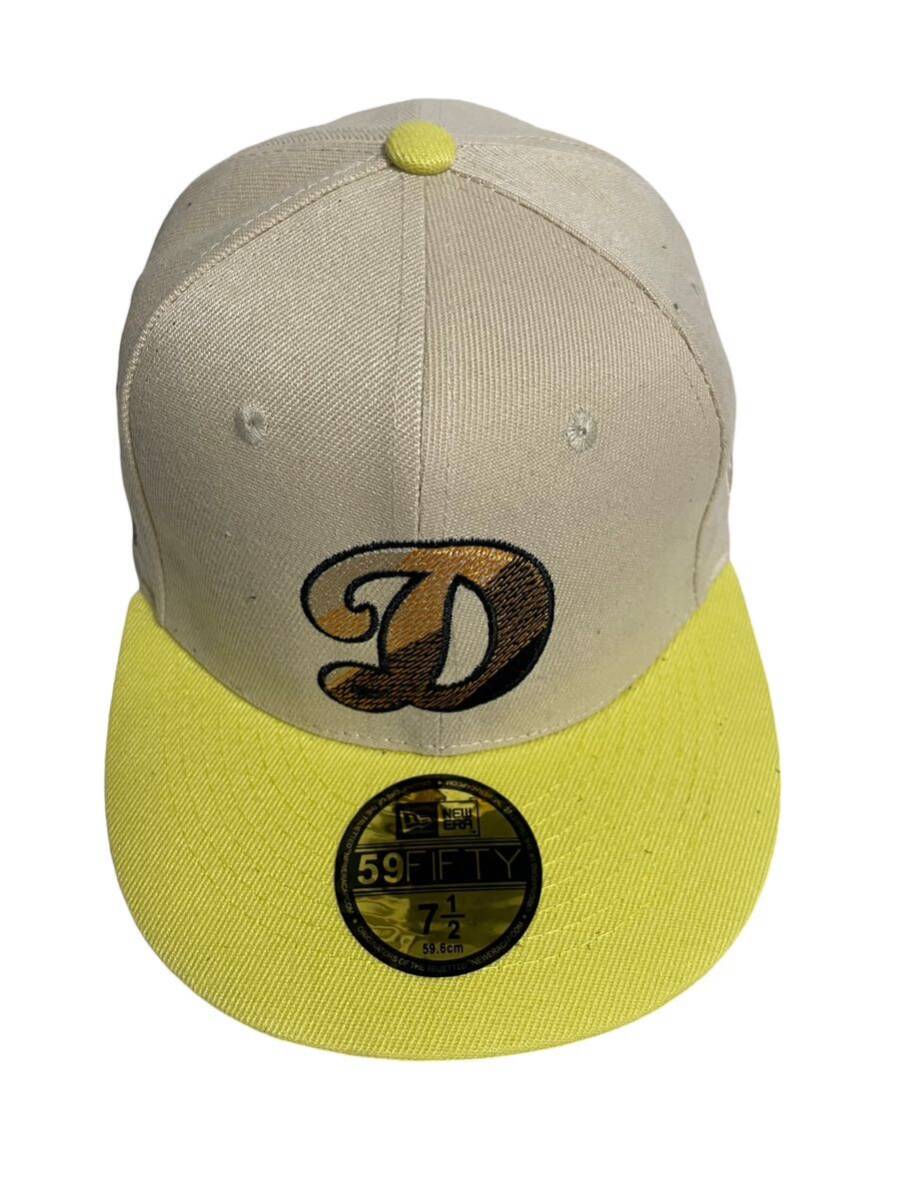 ニューエラ 59FIFTY 7 1/2 59.6cm ロサンゼルス ドジャース 60周年記念パッチ MLB キャップ 帽子 メンズ レディース _画像4