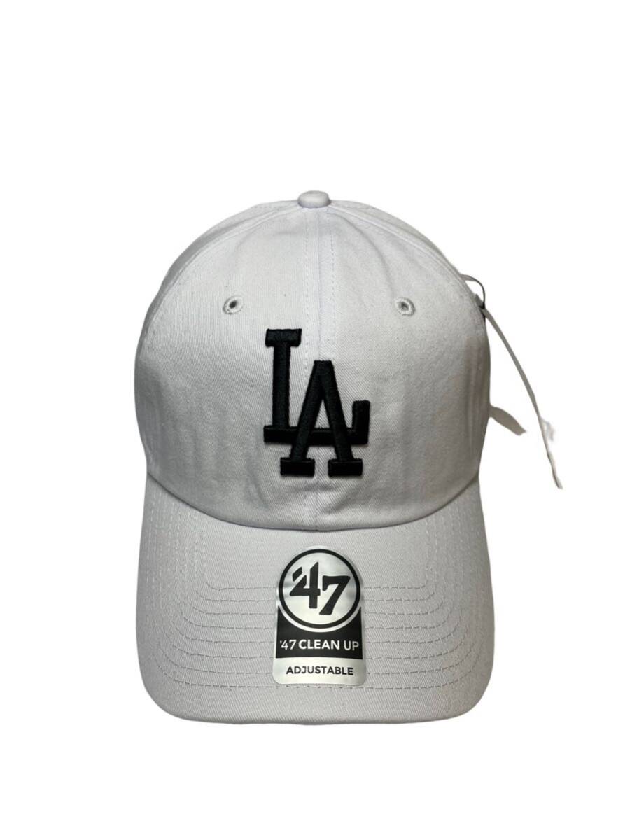 新品未使用 47brand clean upキャップ ロサンゼルス ドジャース 帽子 メンズ レディース ユニセックス 47ブランド フォーティーセブンの画像2