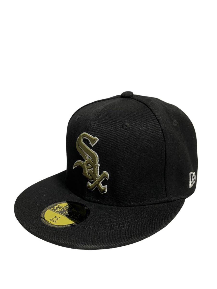 ニューエラ 59FIFTY 7 1/2 59.6cm シカゴホワイトソックス city World champion MLB キャップ 帽子 メンズ レディース 