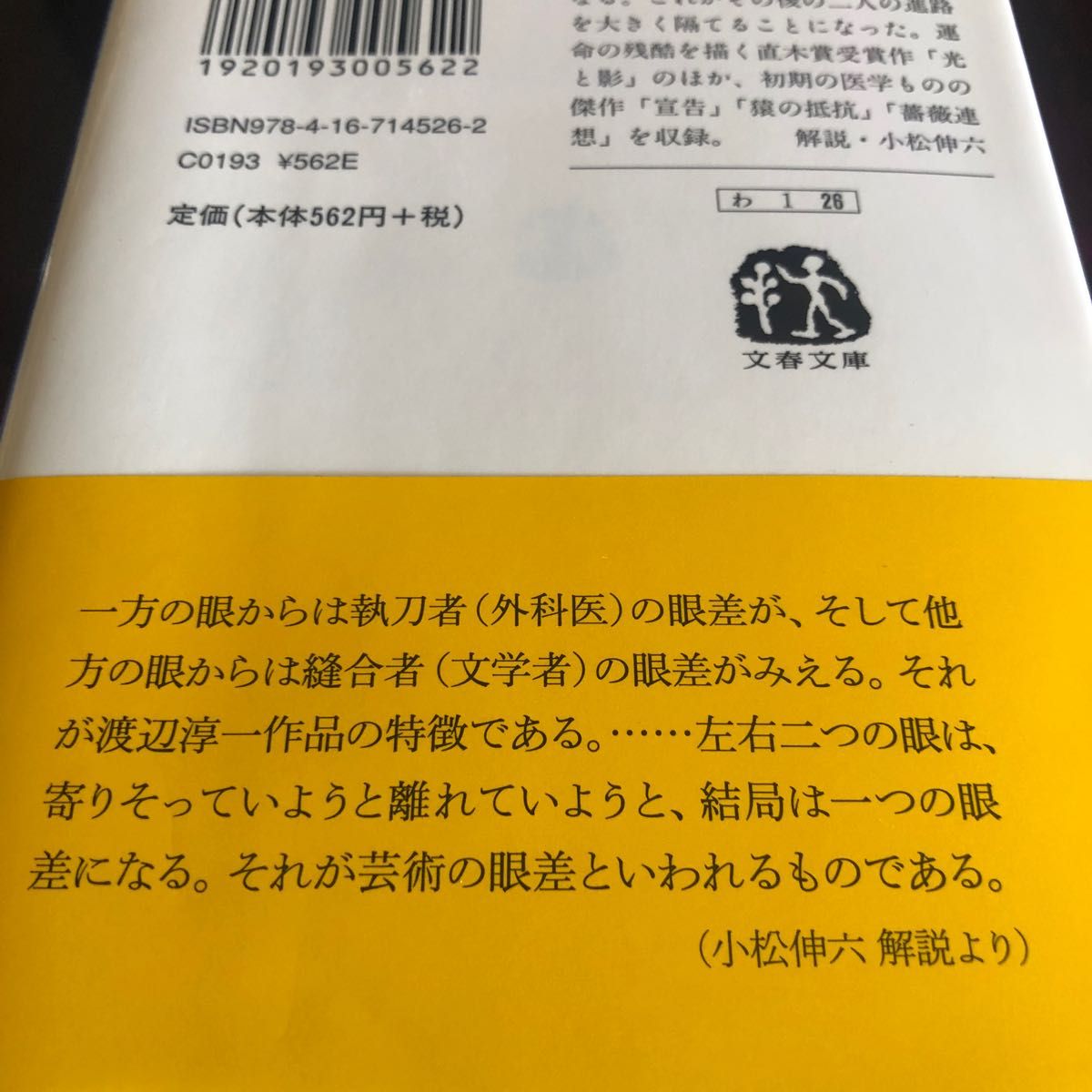 光と影　新装版 （文春文庫　わ１－２６） 渡辺淳一／著　直木賞受賞作　値下げ