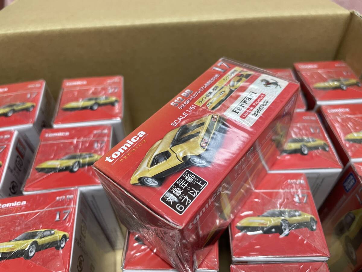 トミカ プレミアム NO.17 フェラーリ 512BB 発売記念仕様 黄 20台セット 新品未開封 Ferrari ミニカー 未使用の画像10