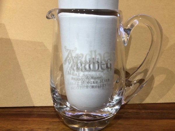 [ new goods ]Ardbeg(a-dobeg) water jug glass made 