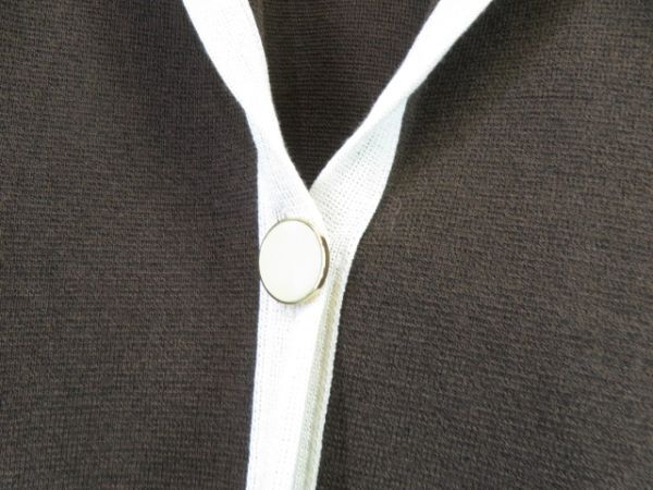 6140s12* beautiful goods * Italy made *Ferragamo Salvatore Ferragamo knitted jacket M/ blaser / suit / sweater / coat / shirt / blouse 