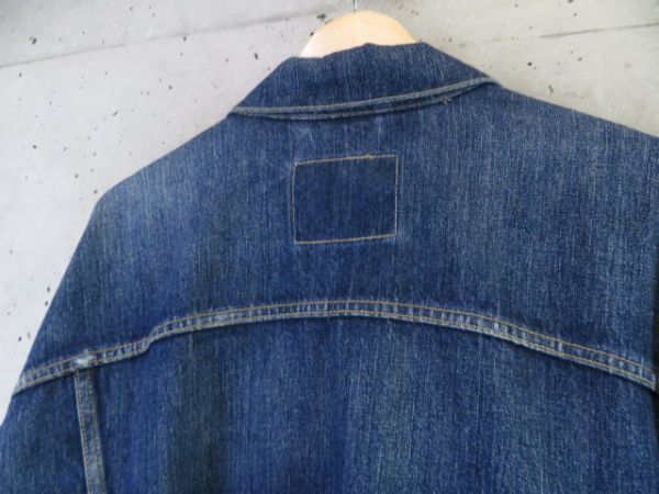 3240s17◆良品です◆4XLサイズ◆Levi’s リーバイス 3rd サード デニムジャケット Gジャン/ジージャン/ヴィンテージ風/復刻レプリカの画像6