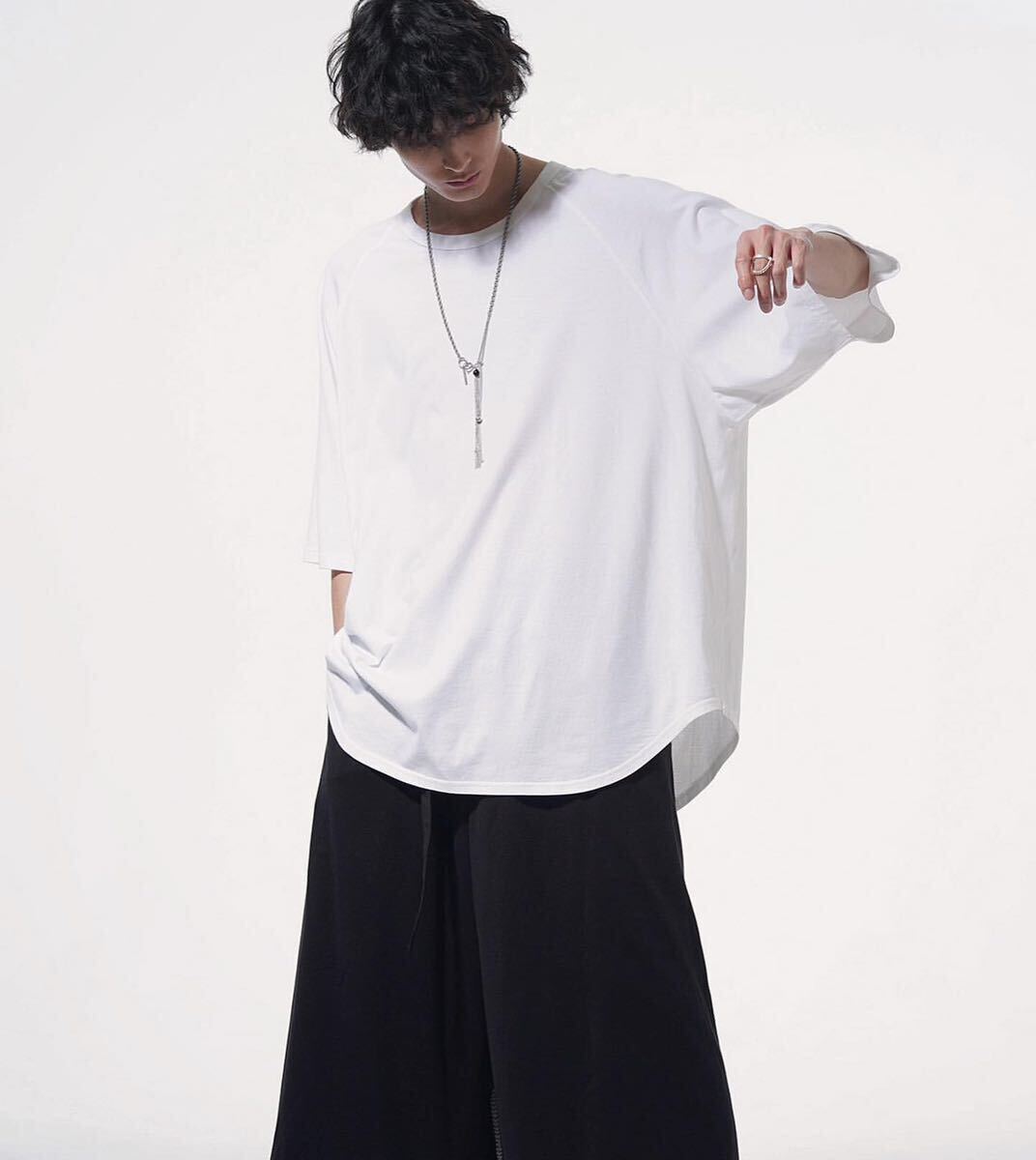 2023ss S'YTE Yohji Yamamoto ヨウジヤマモト/40/2 cotton Jersey Back stitch raglan big pullover/プルオーバ/オーバーサイズTシャツ/3の画像1