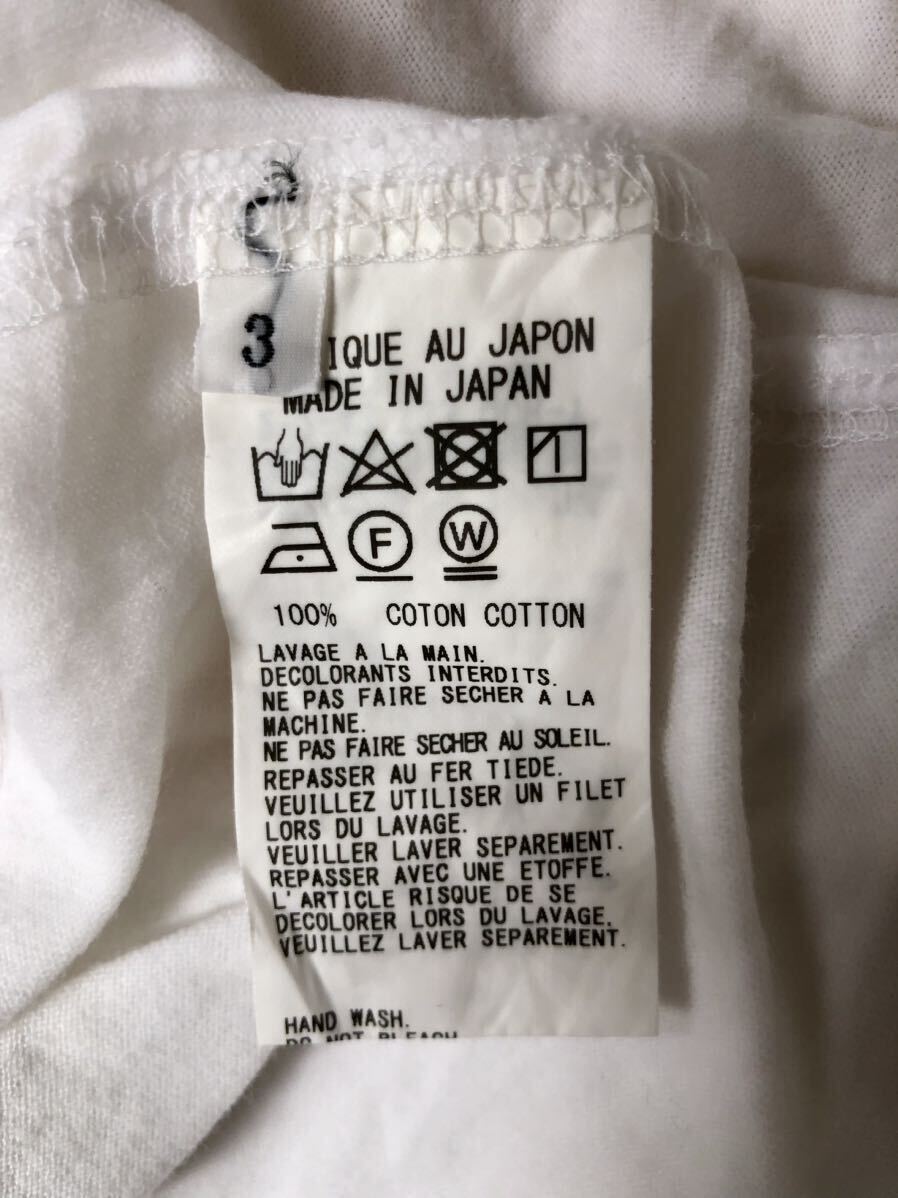 2023ss S'YTE Yohji Yamamoto ヨウジヤマモト/40/2 cotton Jersey Back stitch raglan big pullover/プルオーバ/オーバーサイズTシャツ/3の画像8